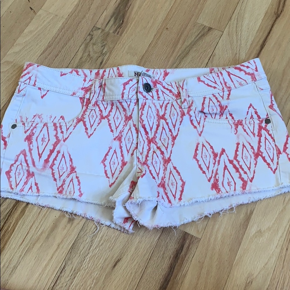 Aztec Patterned Shorts - image 1
